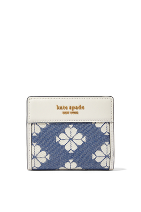 Spade Flower Jacquard Small Wallet